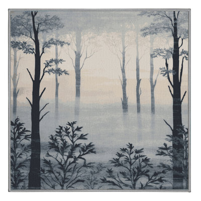 Machine Washable Nature Gray Area Rug