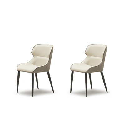 Chaise de salle à manger en métal italien