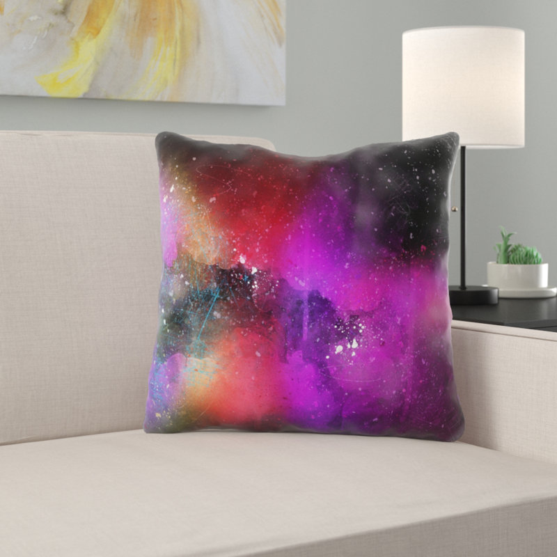 Reversible Throw Pillow, Microsuede, Indoor