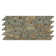 Rustique Interlocking 8.25 in. x 19 in. Natural Stone Mosaic Tile
