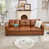 Faux Leather - Brown
