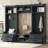 4-In-1 Detachable Hall Tree With Storage And 7 Hooks, Multiple Functions For Entryway And Hallway, Antique Blue Finish