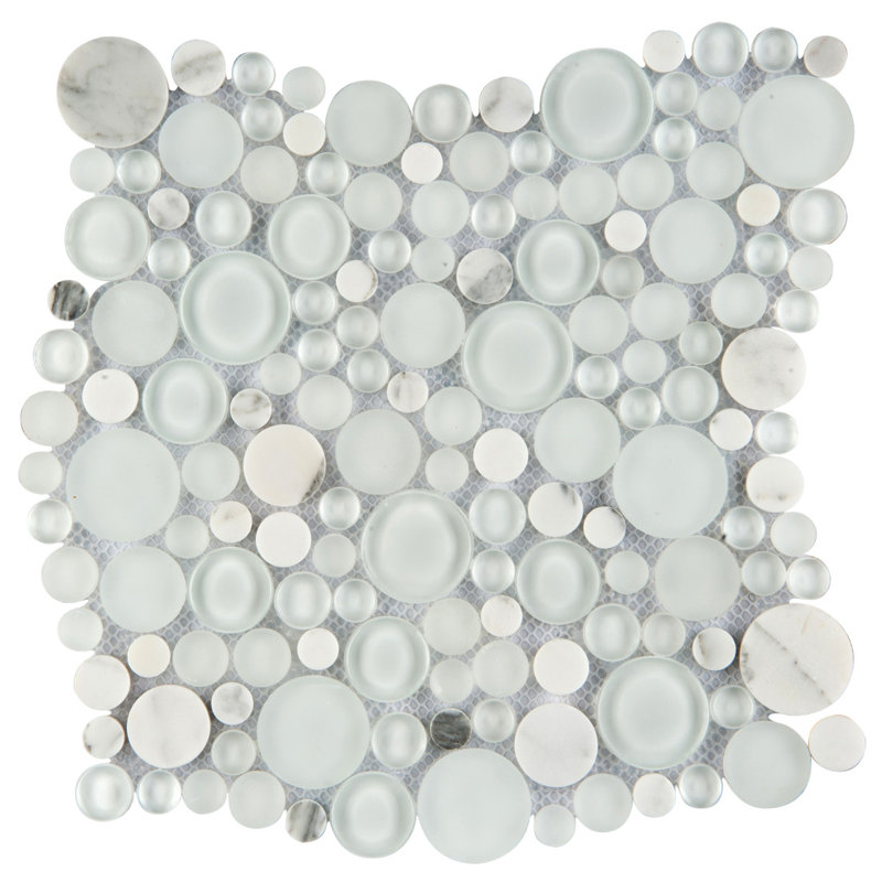 Lucente Pscb Ambrato 12 in. x 12 in. Glossy/Matte Glass Wall Tile (9.69 sq. ft./Case)