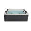 MSpa 4 - Jet ABS, Plastic Round Plug And Play Hot Tub in Grey