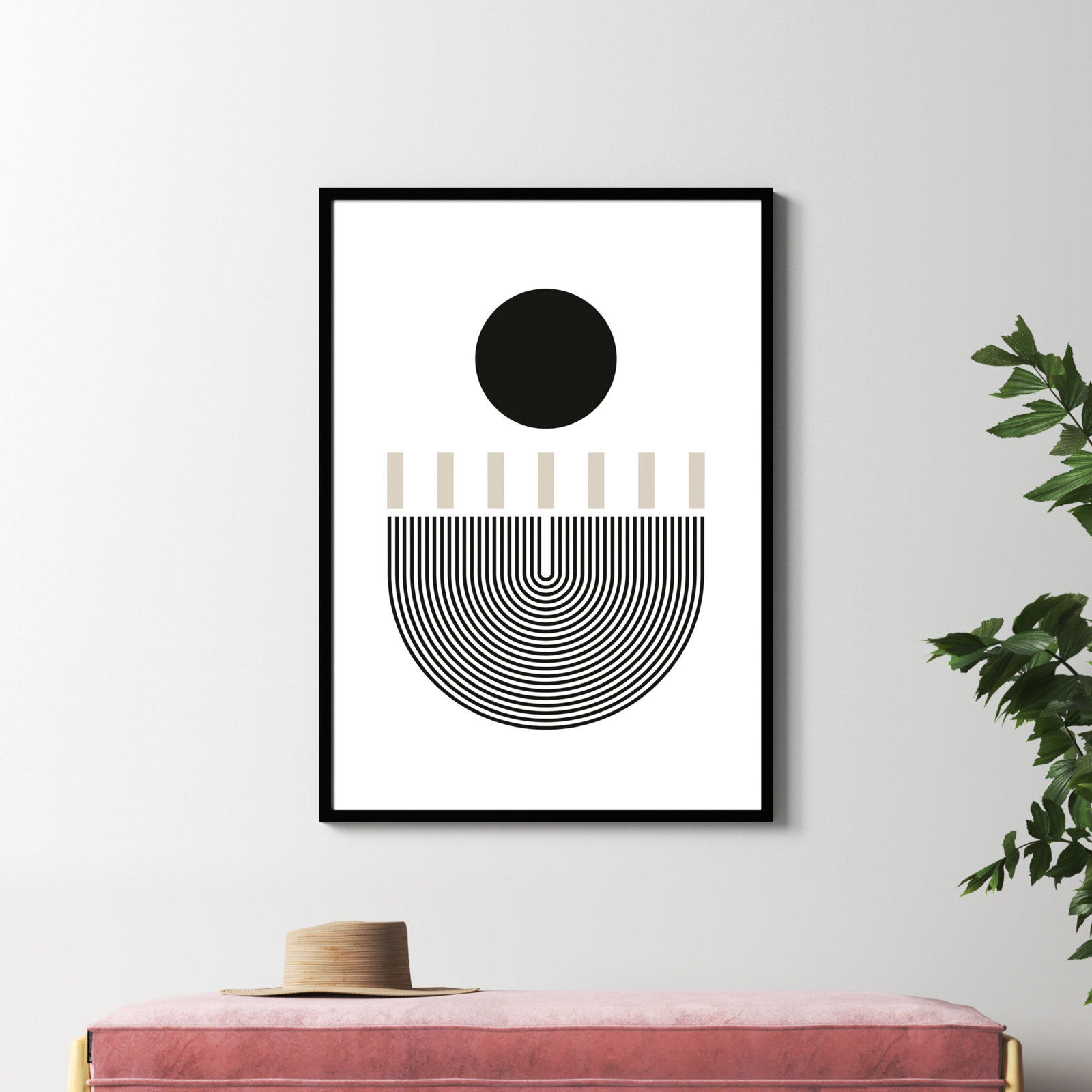 All Rise by Simon West, Black, 42.25" H x 30.25" W x 0.88" D