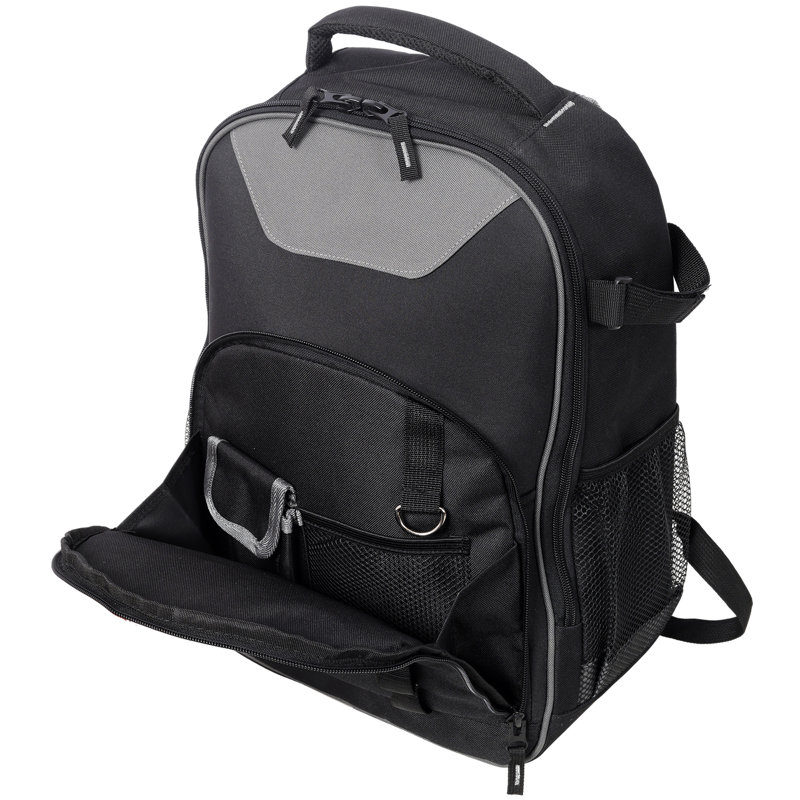 Oxford Cloth Multifunctional Tool Backpack, Heavy-Duty Tool Bag with Multiple Pockets for Electricians & Technicians