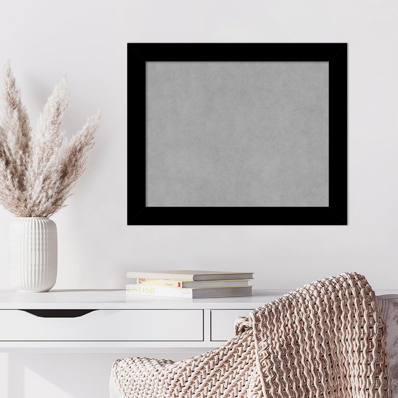 Tableau magnétique basique noir Basic, H 19 po x l 23 po