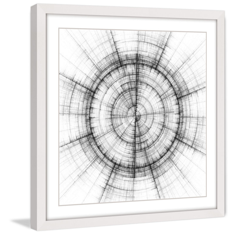 Single Picture Frame Print, 41 cm H x 41 cm W, White