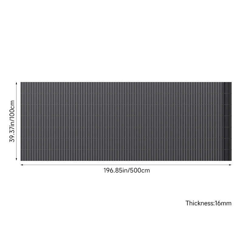 Fence Panels Fencing with 1 Panel(s) Included, 100cm H x 500cm W x 1.6cm D