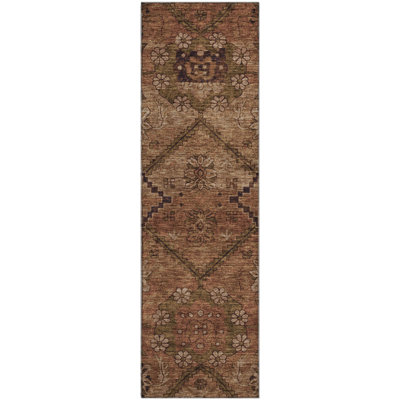Premium Machine Washable Prisco Paprika Rug