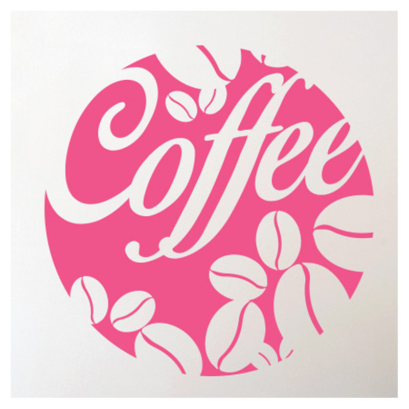 Food & Beverage Wall Decal, Pink