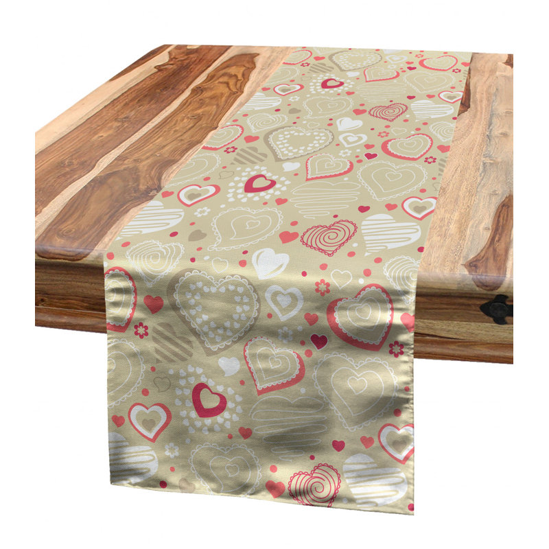 Geometric Valentine's Day Table Runner