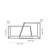 Anjelia 100cm Console Table
