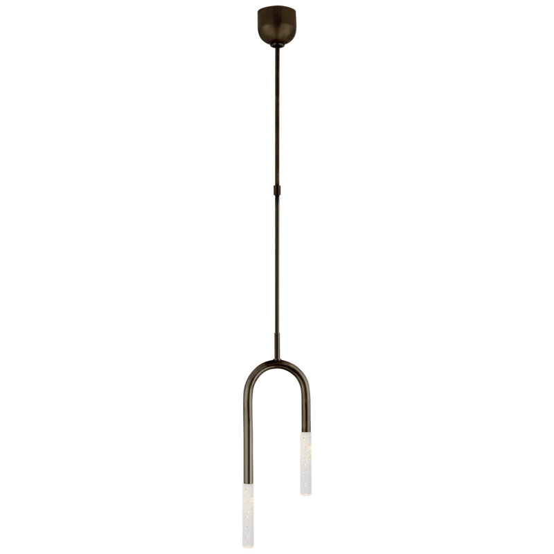 Kelly Wearstler Rousseau Small Asymmetric Pendant, Bronze
