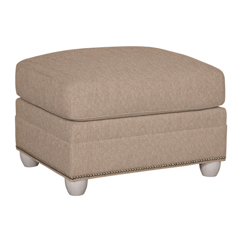 Fairgrove Upholstered Ottoman, Dove Gray, Navada Mushroom, Yes