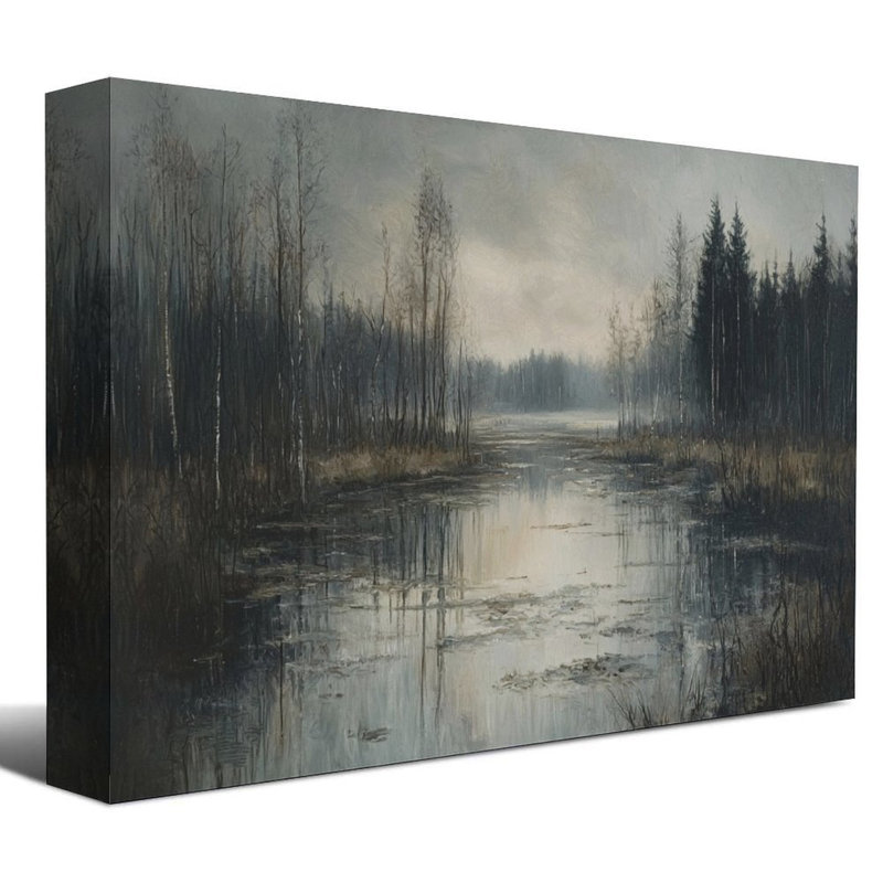 Art mural encadré 20 "x 30" avec cadre en bois, prêt à être accroché, 20 po x 30 po