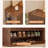 Walnut Solid wood Shoe Storage