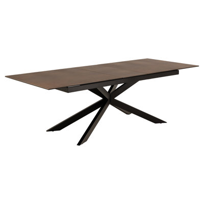 Fiona Extendable Metal Base Dining Table
