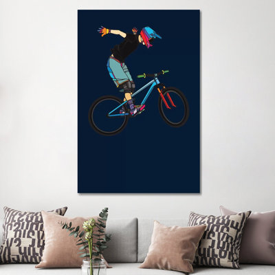 Freeride by Ninhol - Wrapped Canvas Print