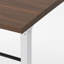 Table haute rectangulaire robuste en métal avec repose-pieds pour cuisine, salle à manger, bar à domicile (1 table seulement)-164658688