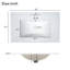 Ensemble de meuble-lavabo double 60 po - Lavabos séparés en céramique, tablette de rangement et tiroirs divisés (miroir exclu) - Solution de salle de bain moderne et spacieuse-1405854975