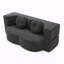 Causeuse de plancher et futon-855871721