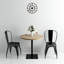 Vowell Round Metal Base Dining Table-1738785725-1738785724