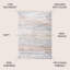 Tapis gris / bleu / orange Whitbyston Loom Modern Strie-1242596264