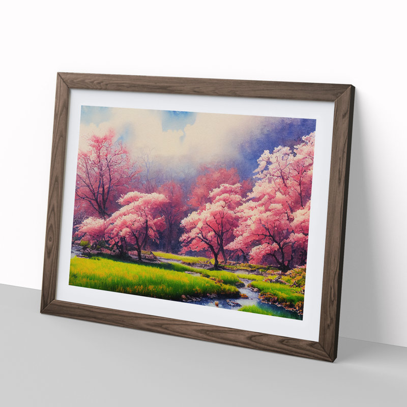 Spring Forest Watercolour Vol.3 - Framed Print