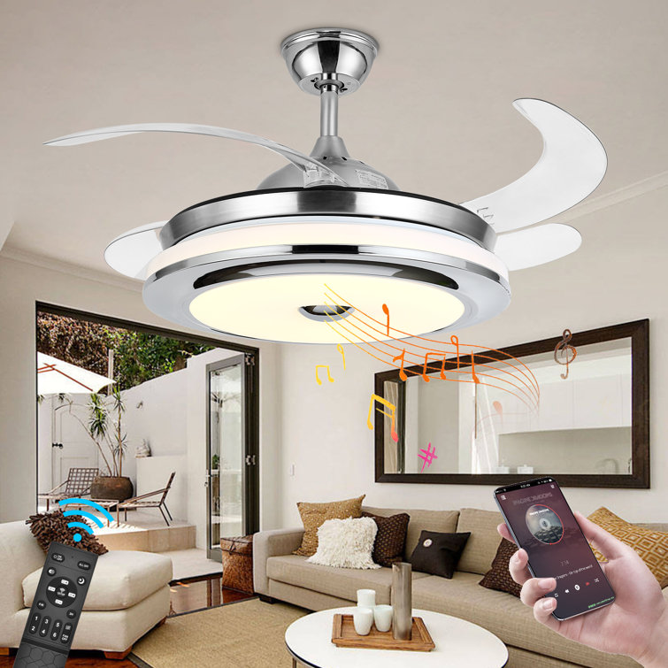 Khamon 42'' Ceiling Fan with LED Lights