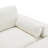Chenille sectional with removable footstool and side storage pockets-1594079496
