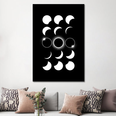 Solar Eclipse I - Wrapped Canvas Print