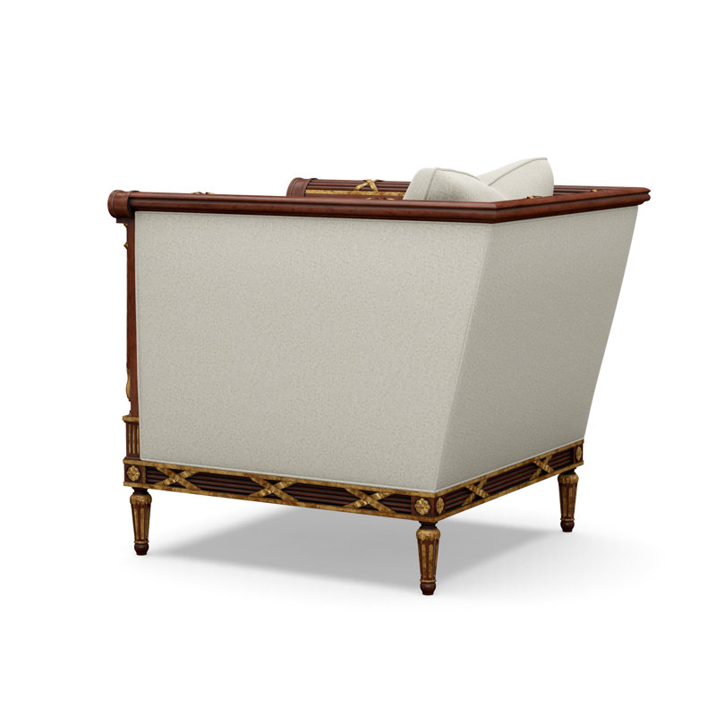 Fauteuil d'appoint The Regent's visit, Cottontail naturel