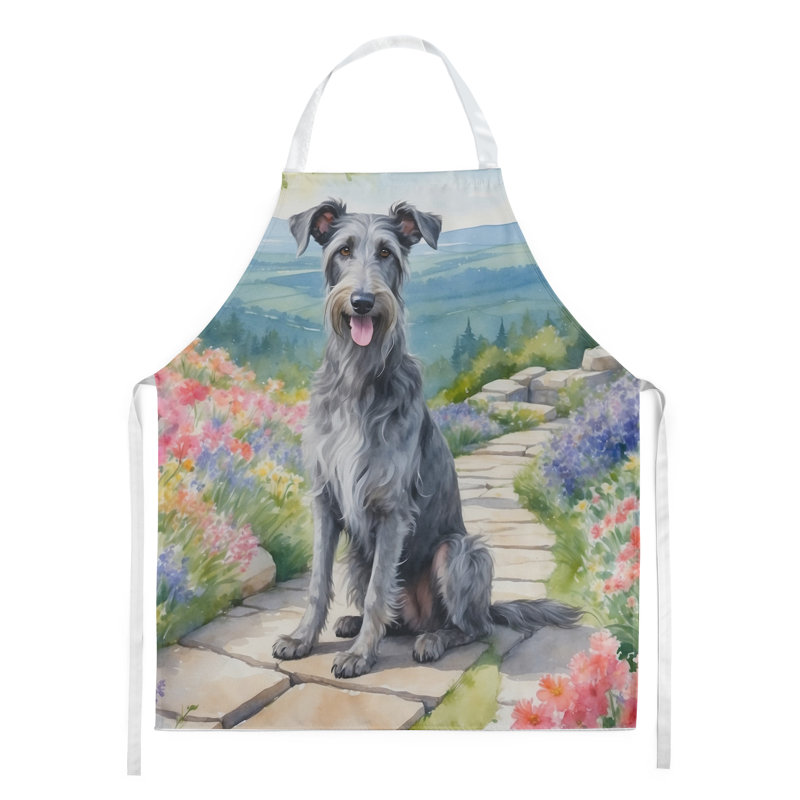 Tablier Scottish Deerhound Spring Path
