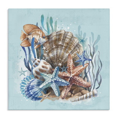 «Seashell Still Life», art mural sur toile par Courtney Morgenstern