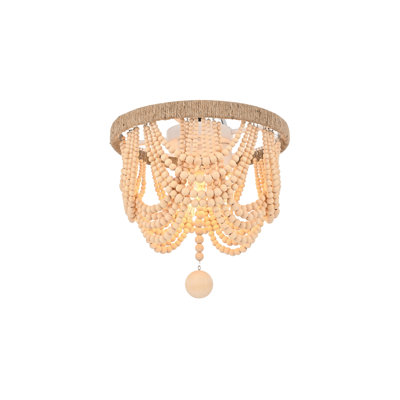 Plafonnier encastré beige Hudson