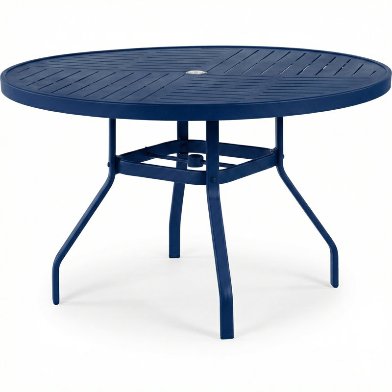 Windward Outdoor Napa 42" Round Dining Table, Midnight
