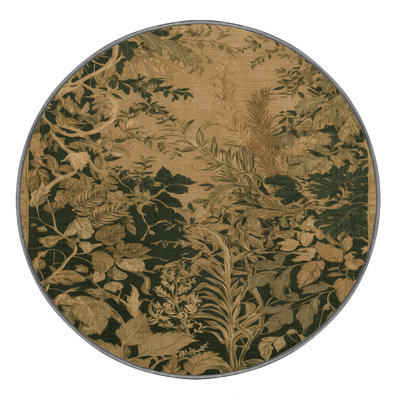 Tapis brun lavable à la machine