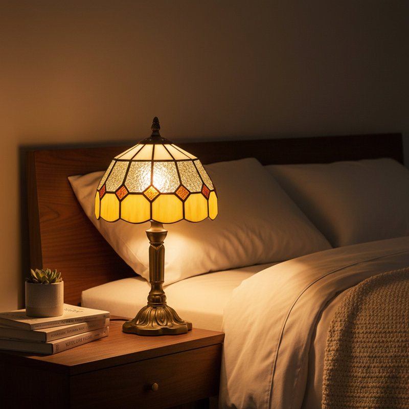 Zinc Alloy Desk Lamp Lamp, Orange