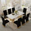 Chaise parsons en velours capitonné Lyal