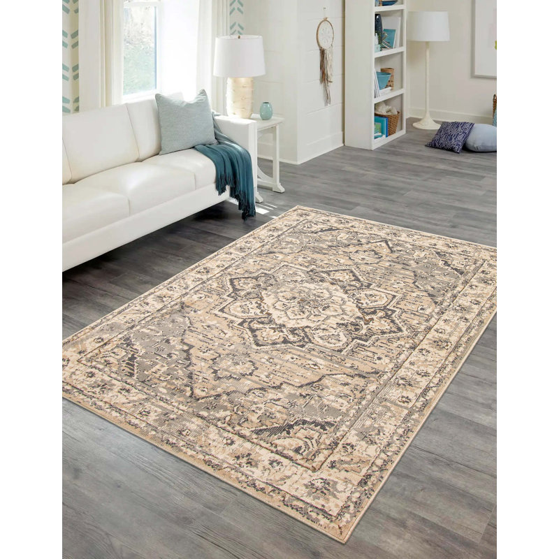 Tapis gris Bertolino, Rectangle de 5 pi x 8 pi