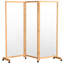 5.75 Ft Tall Clear Screen On Wheels White-1871587500