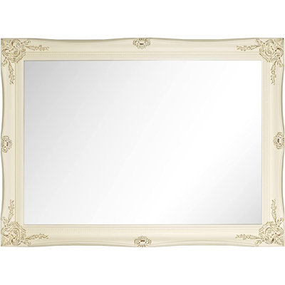 Colena Wood Flat Wall Mirror