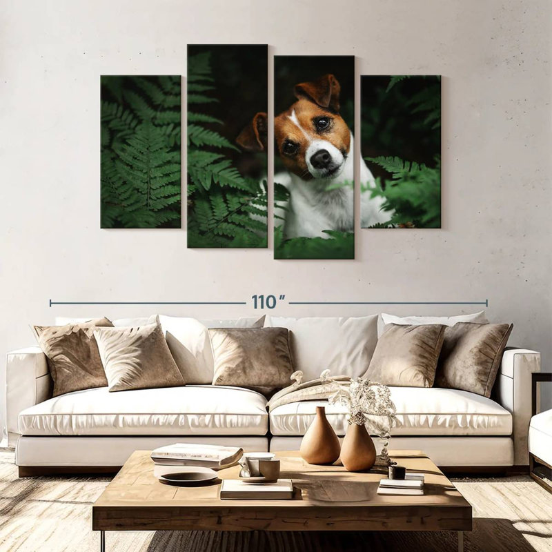 Brampt Adorable Terrier, 54"H x 84"W