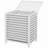 Bamboo Laundry Hamper with Lid-115691444