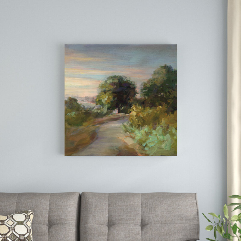 «Eucalyptus Trail» par Danhui Nai, reproduction d'art sur toile tendue, H 30 po x l 30 po