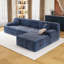 Grand canapé modulaire moderne en L-1568345655