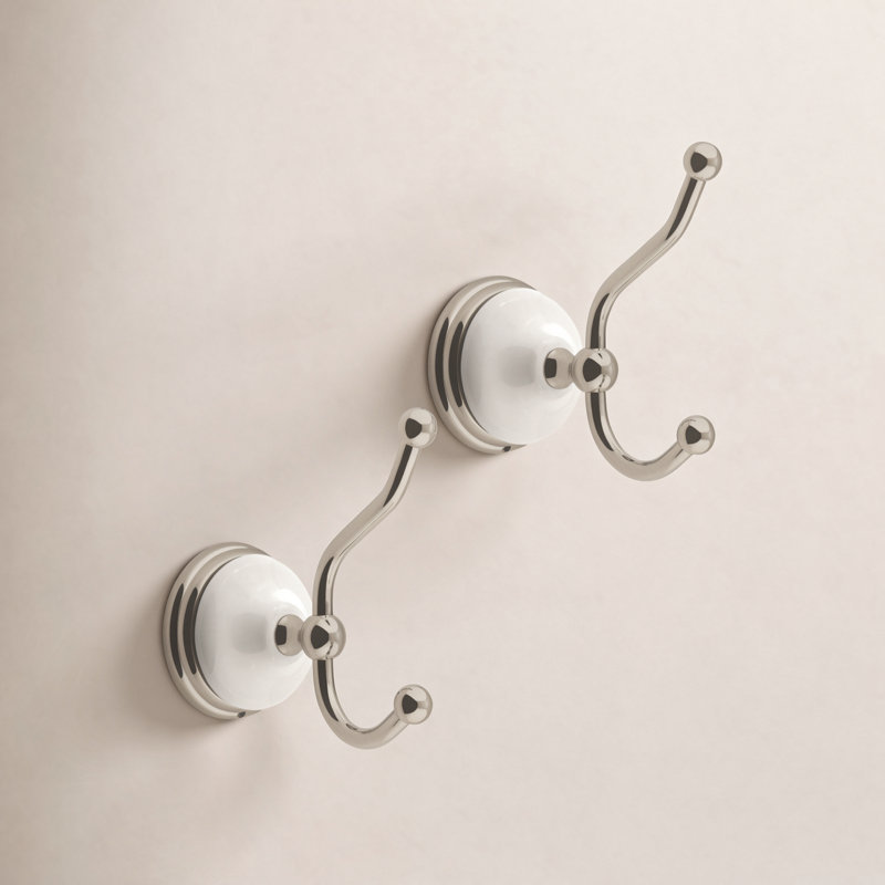 Kingston Brass Victorian Robe Hook, Brushed Nickel