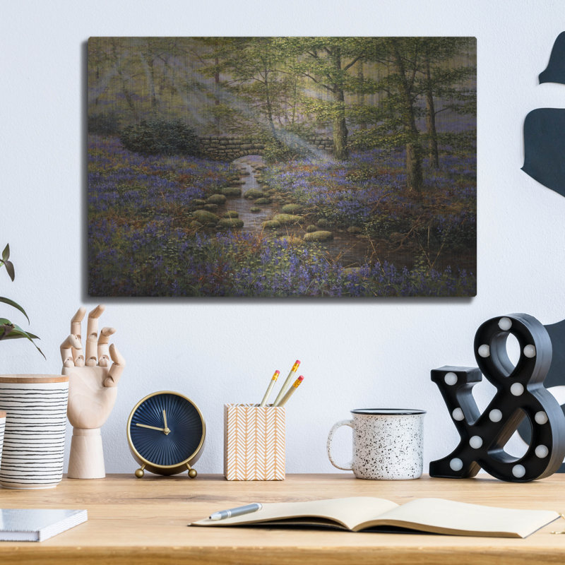 «Bluebell Bridge» par Bill Makinson, H 12 po x l 16 po