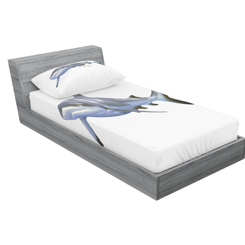 Microfiber Sheet Set, Twin Sheet Set with Fitted Sheet